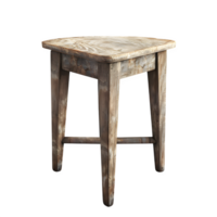 An isolated vintage wooden chair with a simple design,perfect for any home interior png