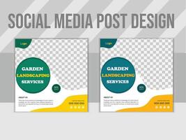 social media post design vector