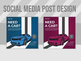 social media post design vector