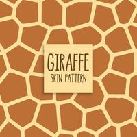 giraffe skin pattern design background vector