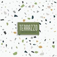 classic terrazzo pattern background design vector