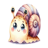 aigenerated cartoon snail png