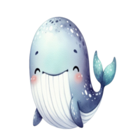 aigenerado pescado ballena linda png