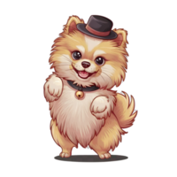 dibujos animados pomeranio perro png