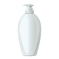 A mockup shampoo bottle with no label png