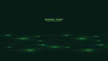 matrix style binary code programming tech background design vector