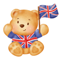 fofa Urso de pelúcia Urso dentro Reino Unido png