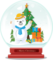 Christmas globe, Christmas decoration png