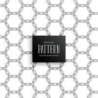 abstract honeycomb pattern line art vector