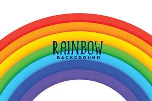 curved rainbow colorful background design vector