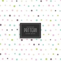 soft color polka dots pattern background vector