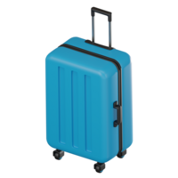 3d icône de valise pour périple et tourisme. 3d rendre png