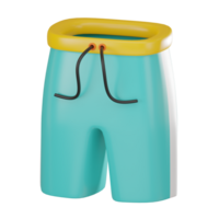 Swimming Trunks for Beach Vacations. 3D Render png