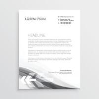 creative letterhead abstract template design vector