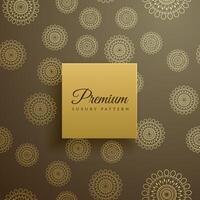 premium mandala pattern background vector