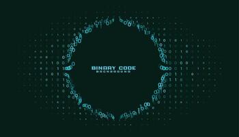 modern binary code tech concept background vector