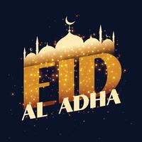 eid Alabama adha islámico festival hermosa antecedentes vector