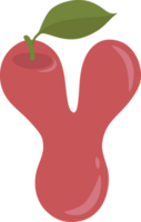 manzana alfabeto - decoración fuentes png