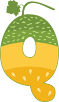 melón alfabetos - decorativo fuentes png