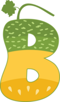 melón alfabetos - decorativo fuentes png