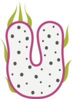 Dragon Fruit Alphabets png