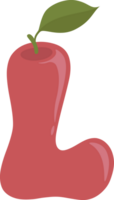 manzana alfabeto - decoración fuentes png