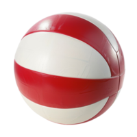 spela i stil röd och vit strand volleybollar för passionerad spelare png