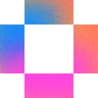 Cool Shape Layered Squares Central Void Soft Color Transitions Nested Square Gradient with Noisy Effect png