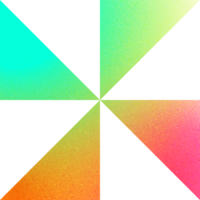 cool gestalten vielfältig Star eckig Design bunt Überschneidung geometrisch Windmühle Gradient mit laut bewirken beschwingt zum Reise Anzeigen png