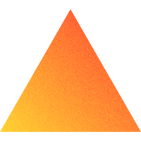 Cool Shape Sharp Triangular Form Uniform Color Field Smooth Edges Solid Triangle Gradient with Noisy Effect png