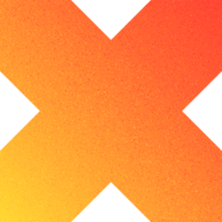 Cool Shape Bold Angular Sharp Edged Symmetric X Gradient with Noise Effect png