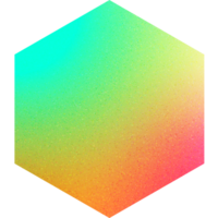 cool gestalten bunt eben Hexagon Gradient Scharf Hexagon Gradient mit laut bewirken dynamisch zum Sport Logos png