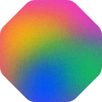 legal forma vibrante colorida suave hexágono suave Beira hexágono gradiente com barulhento efeito □ Gentil para bebê produtos png