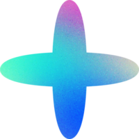 cool gestalten glatt mit Klingen Propeller Star Kreuz Gradient mit laut bewirken mystisch zum Fantasie Spiel Vermögenswerte png