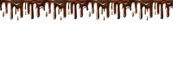 Abstract of melted chocolate. Decoration background.Hand drawn watercolor illustration. png