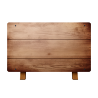 blanco houten plank teken met natuurlijk textuur. retro bruin hout Scherm bord. leeg wijnoogst uithangbord png