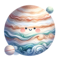 adorabile acquerello astronauta clipart Perfetto per lavorazione capriccioso asilo arredamento, compleanno inviti, o il tuo molto proprio a tema spaziale progetti png