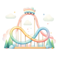 Amusement Park Bundle Perfect for designers, scrapbookers, and all craft enthusiasts, this set features vibrant, high-quality images of roller coasters, ferris wheels, carousels, and more png