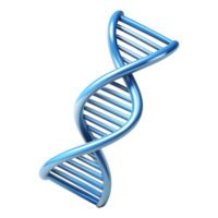 genetisch DNA Strand Symbol auf transparent Hintergrund png