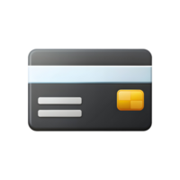 crédito tarjeta pago icono en transparente antecedentes png