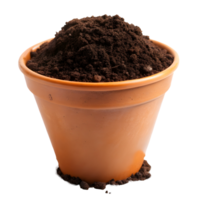 Rich Potting Soil Heap Isolated on a Transparent Background png