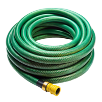 Flexible Garden Hose Coiled Neatly Isolated on Transparent Background png