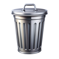 Publique poubelle poubelle icône sur transparent Contexte png