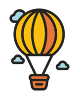 hot air balloon clipart png