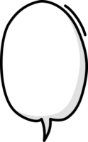 Preto e branco cor discurso bolha balão, ícone adesivo memorando palavra chave planejador texto caixa bandeira png