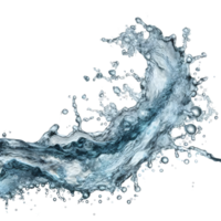 Water splash on transparent background png