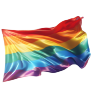 pride day flag on transparent background png