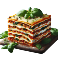 lasagne på transparent bakgrund png