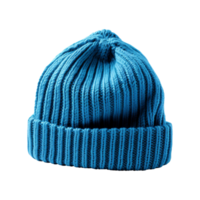 A blue beanie isolated on transparent background png