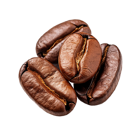 A coffee bean isolated on transparent background png